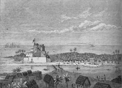 Elmina látképe, 1880 alkotó: Unbekannt