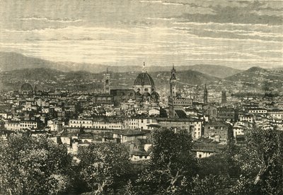 Firenze kilátása a Belvedere felől, 1890. alkotó: Unbekannt