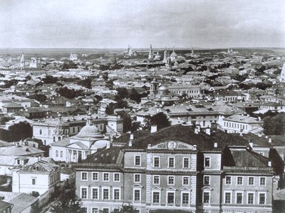 Moszkva kilátása a Nagy Iván harangtoronyból, Oroszország, 1884 alkotó: Unbekannt