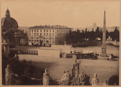 Róma látképe, c. 1860. alkotó: Unbekannt