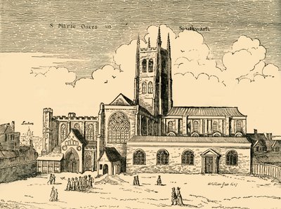 St. Mary Overy kilátása, 1878. alkotó: Unbekannt