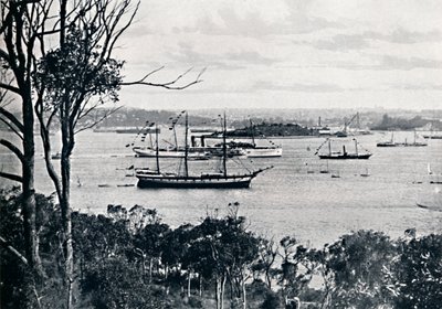 Kilátás Sydney kikötőjére az északi partról, No. 1, 1900. alkotó: Unbekannt