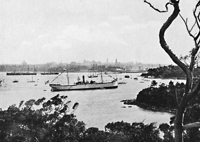 Kilátás Sydney kikötőjére az északi partról, No. 2, 1900. alkotó: Unbekannt