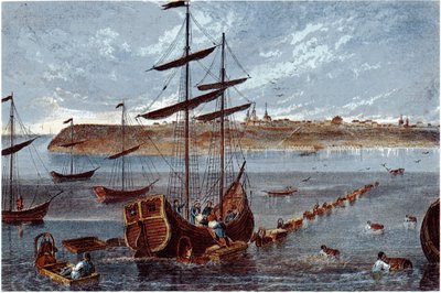 Taganrog látképe, c. 1840 alkotó: Unbekannt