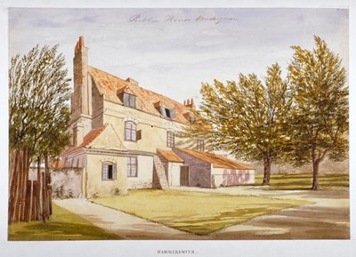 Kilátás egy nyilvános házra, Brook Green, Hammersmith, London, c1820 alkotó: Unbekannt