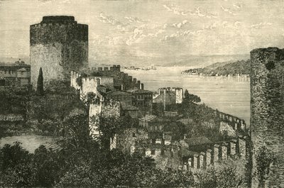 Kilátás a Boszporuszra: Európa vára, 1890. alkotó: Unbekannt