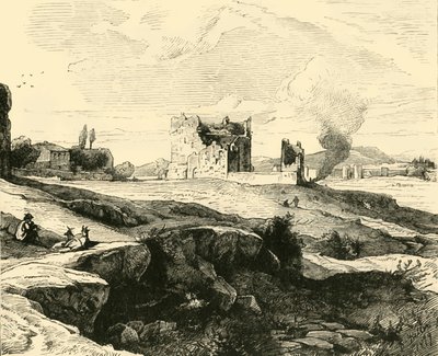 Kilátás a Campagna-ra a Via Appia felől, 1890. alkotó: Unbekannt