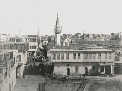 Kilátás az óvárosra, Szuez, Egyiptom, 1895. alkotó: Unbekannt