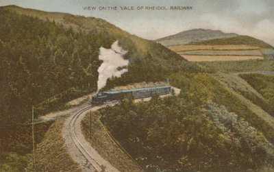 Kilátás a Vale of Rheidol vasútra, 20. század eleje. alkotó: Unbekannt