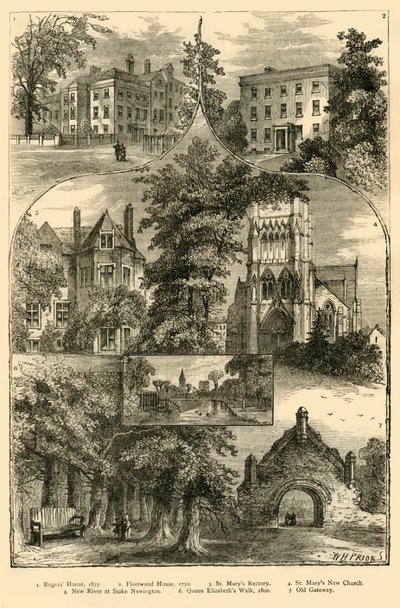 Nézetek itt: Stoke Newington, 1876. alkotó: Unbekannt