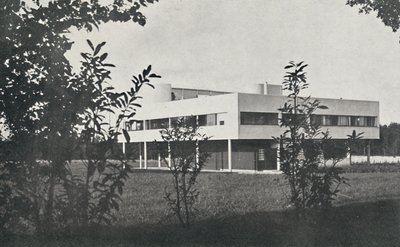 Poissy-i villa, vasbetonból, 1933-ban alkotó: Unbekannt