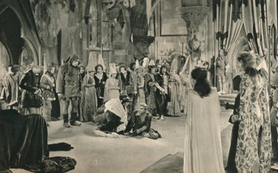Villon John Barrymore-t halállal fenyegette XI. Lajos, 1927 alkotó: Unbekannt