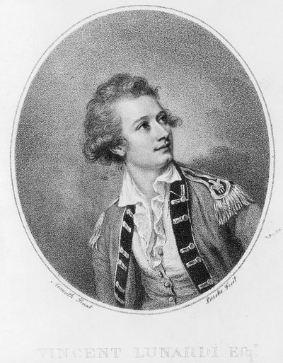 Vincenzo Lunardi, 1770 alkotó: Unbekannt