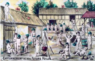 Vintage francia képeslap, c1900 alkotó: Unbekannt