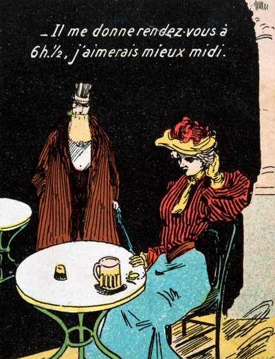 Vintage francia képeslap, c1900 alkotó: Unbekannt