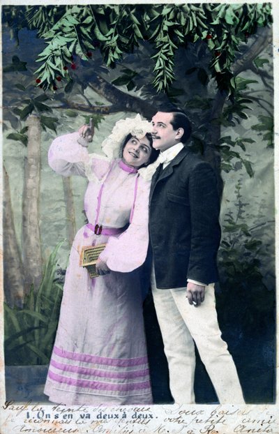 Vintage francia képeslap, c1900 alkotó: Unbekannt