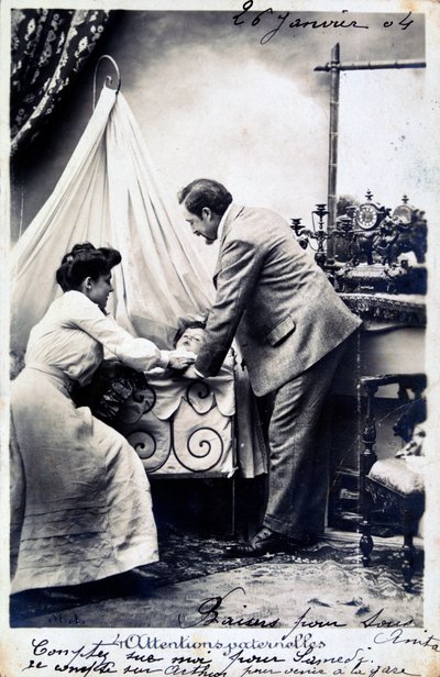 Vintage francia képeslap, c1900 alkotó: Unbekannt