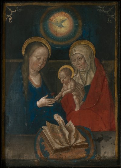 Szűz és gyermek Szent Anna Anna Selbdritttel, 1500. alkotó: Unbekannt
