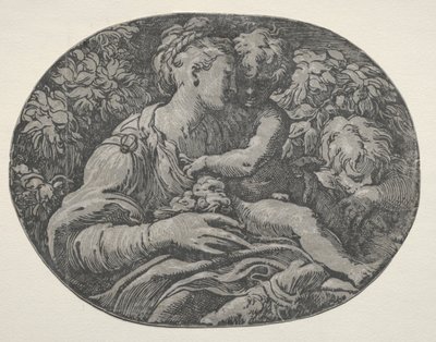 Szűz és gyermek Szent Jánossal, 1500-as évek. alkotó: Unbekannt