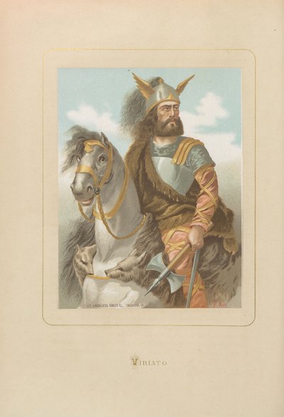 Viriathus. Forrás: Juan Landa minden idők híres férfiai és női, 1875-1877. alkotó: Unbekannt