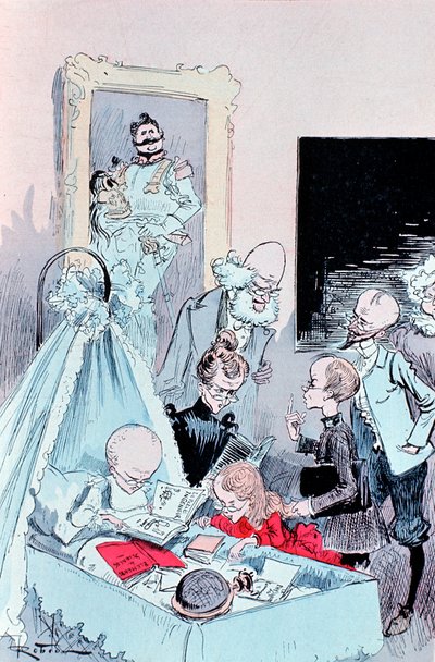 Egy értelmiségi család víziója az 1950-es években, 1883 alkotó: Unbekannt