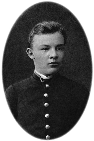 Vlagyimir Uljanov Lenin gimnazistaként, Szimbirszk, Oroszország, 1879 alkotó: Unbekannt
