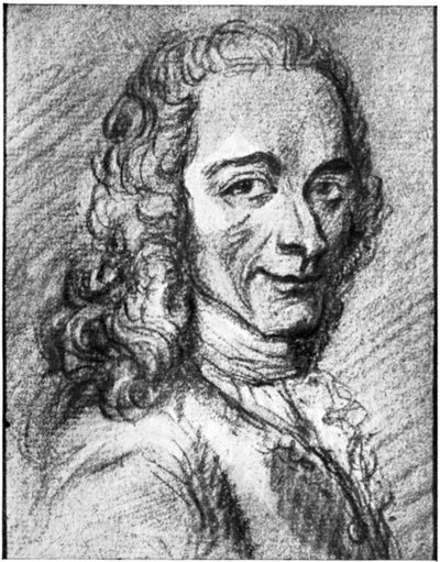 Voltaire francia felvilágosodás író, esszéista, deista és filozófus, XVIII. alkotó: Unbekannt