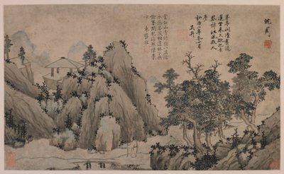 Séta a hegyi patak mellett, Ming-dinasztia, 1368-1644. alkotó: Unbekannt
