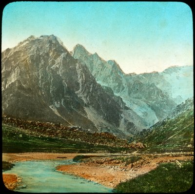 Wanga-völgy, Sutlej folyó, India, 19. század vége vagy 20. század eleje alkotó: Unbekannt