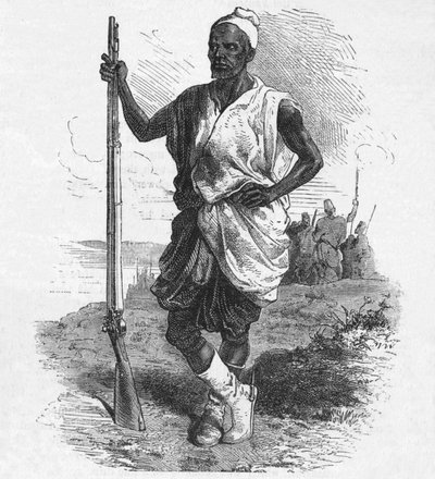 Elmina harcosa, 1880 alkotó: Unbekannt