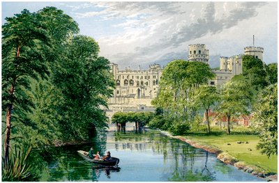Warwick kastély, Warwickshire, Warwick grófjának otthona, 1880 alkotó: Unbekannt