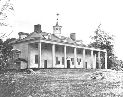 Washington otthona, Mount Vernon, Virginia, USA, 1900. alkotó: Unbekannt