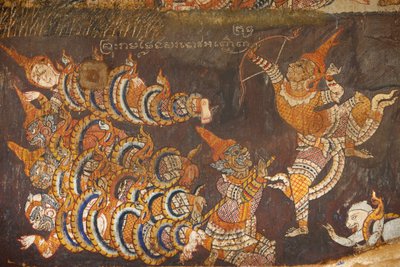 Wat Bo, Siem Reap A Ramayana falfestménye, Siem Reap, Kambodzsa alkotó: Unbekannt