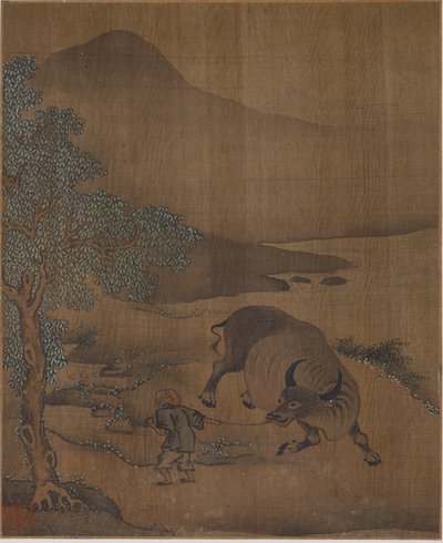 Vízibivaly és Herdboy, valószínűleg Ming-dinasztia, 1368-1644. alkotó: Unbekannt