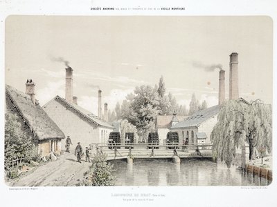 Water Power, 1900 előtti hengerművek (Laminoirs) Bray-ben, Franciaországban alkotó: Unbekannt