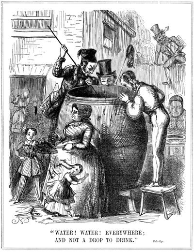 Víz! Víz! Mindenhol, és egy cseppet sem inni, 1849 alkotó: Unbekannt