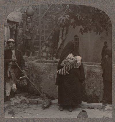 Peters huse kútja, Jaffa, c1900 alkotó: Unbekannt