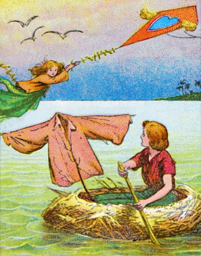 Wendy és Peter megszöknek, 1905. alkotó: Unbekannt
