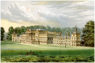 Wentworth Woodhouse, Yorkshire, Earl Fitzwilliam otthona, 1880 alkotó: Unbekannt