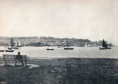 West Cowes – Kilátás East Cowes-ból, 1895 alkotó: Unbekannt