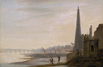 „Westminster a York Stairsből”, 1780 alkotó: Unbekannt