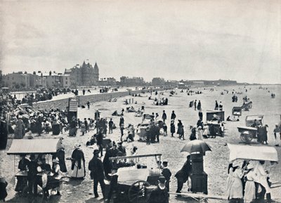 Weston-Super-Mare – Nyári jelenet a homokon, 1895 alkotó: Unbekannt