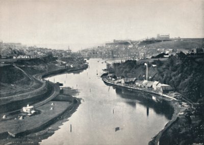 Whitby – A város általános képe, 1895 alkotó: Unbekannt