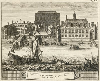 Whitehall, Westminster, London, 1707 alkotó: Unbekannt