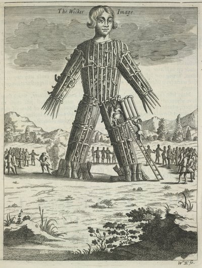 Fonott ember a Britannia Antiqua Illustratából, Aylett Sammes, 1676 alkotó: Unbekannt