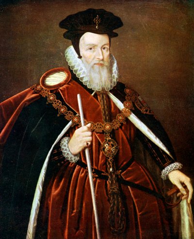 William Cecil, 1. Burghley báró, 16. század c1905 alkotó: Unbekannt