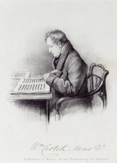 William Crotch alkotó: Unbekannt