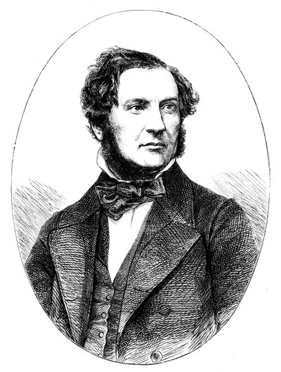 William Ewart Gladstone brit liberális államférfi és miniszterelnök, 1855 alkotó: Unbekannt