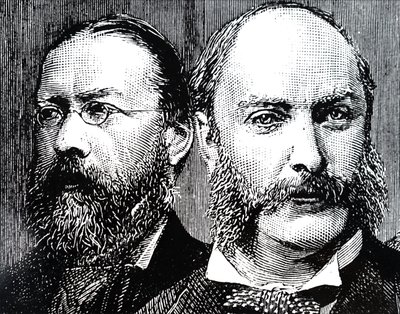 William Henry Preece és John William Strutt. alkotó: Unbekannt