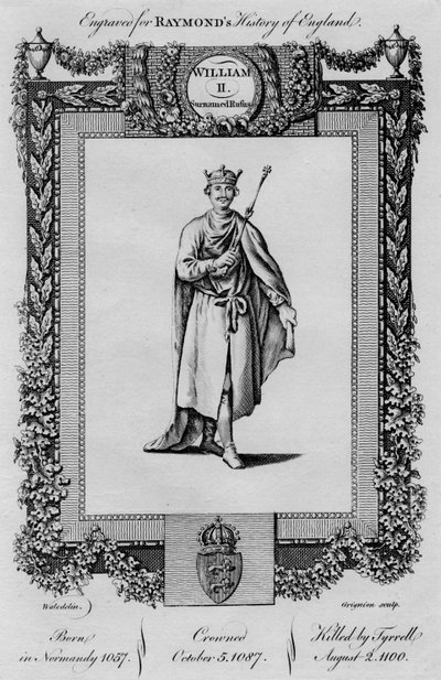 Vilmos II. Vezetéknevén Rufus, 1787 alkotó: Unbekannt